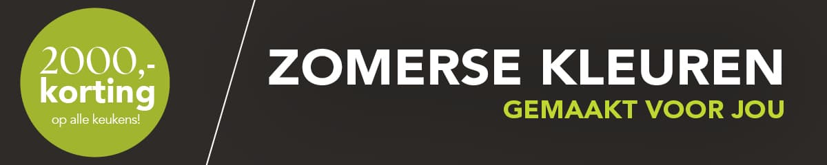 Zomervoordeel korting keukens